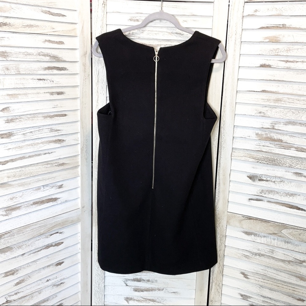 MIXXO | Black Sleeveless Button Jumper Dress - Picture 9 of 10
